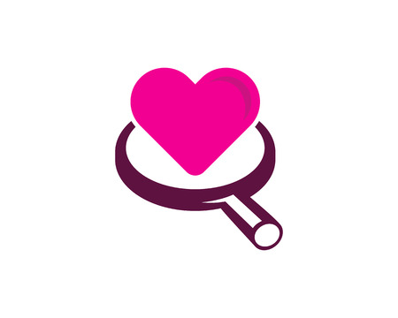Love Icon Logo Design Elementのイラスト素材