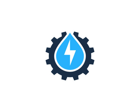 Power Energy Icon Logo Design Elementのイラスト素材