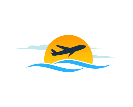 Travel Icon Logo Design Elementのイラスト素材