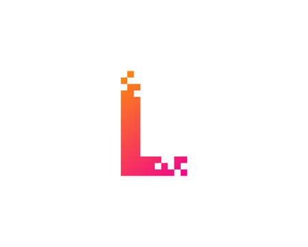 Letter L Icon Logo Design Elementのイラスト素材