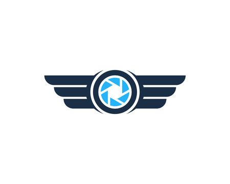 Drone Icon Logo Design Elementのイラスト素材