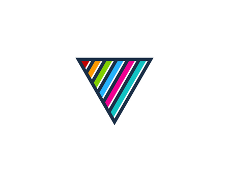 Letter V Icon Logo Design Elementのイラスト素材