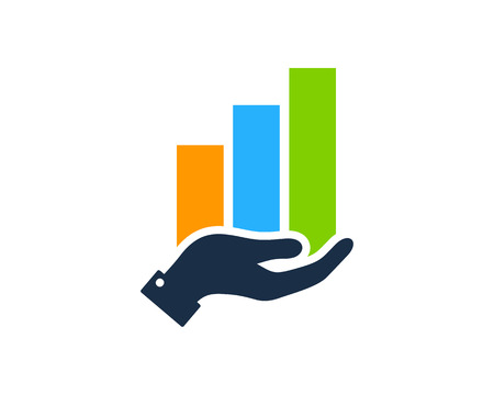 Stock Market Business Icon Logo Design Elementのイラスト素材