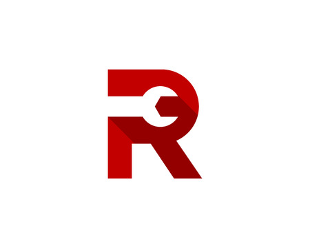 Letter R Icon Logo Design Elementのイラスト素材
