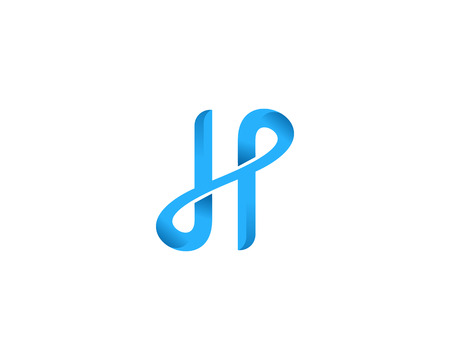 Letter H Icon Logo Design Elementのイラスト素材