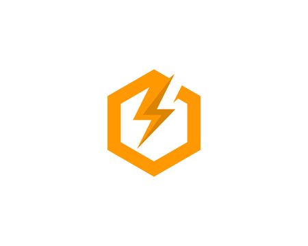 Power Energy Icon Logo Design Elementのイラスト素材