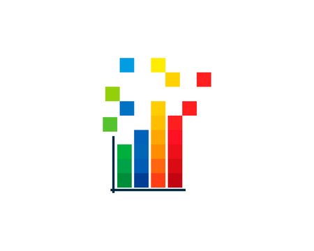 Statistic Icon Logo Design Elementのイラスト素材