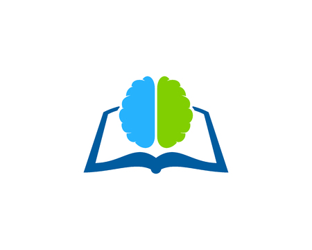 Mind Book Logo Icon Designのイラスト素材