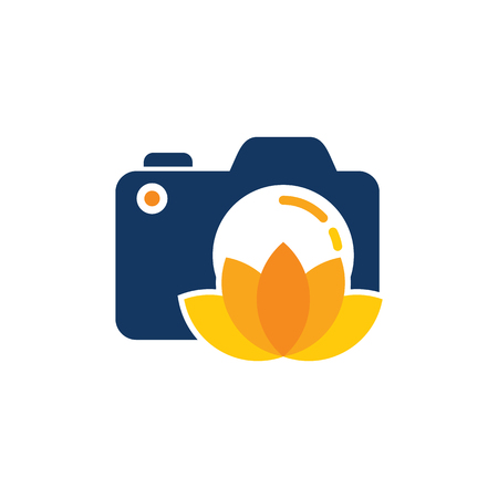 Lotus camera icon design.のイラスト素材