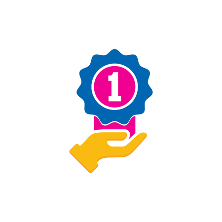 Best Care logo Icon Designのイラスト素材