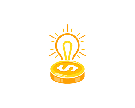 Innovation Coin Icon Logo Designのイラスト素材