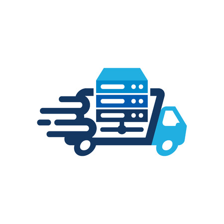 Network Delivery Logo Icon Designのイラスト素材