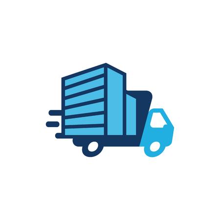 Building Delivery Logo Icon Designのイラスト素材