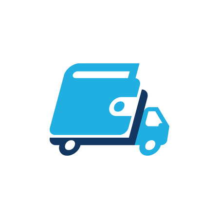 Wallet Delivery Logo Icon Designのイラスト素材
