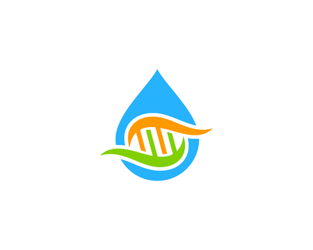 Splash Dna Logo Icon Designのイラスト素材