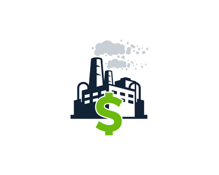 Money Factory Logo Icon Designのイラスト素材