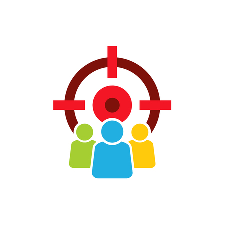 Target Group Logo Icon Designのイラスト素材