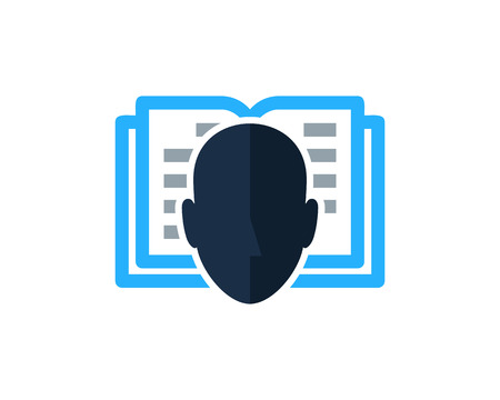 Page Human Head Logo Icon Designのイラスト素材