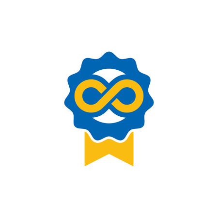 Best Infinity Logo Icon Designのイラスト素材