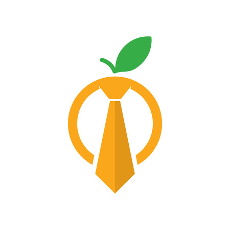 Fruit Job Logo Icon Designのイラスト素材