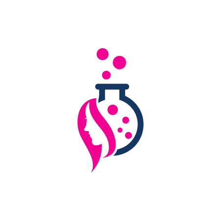 Beauty Lab Logo Icon Designのイラスト素材