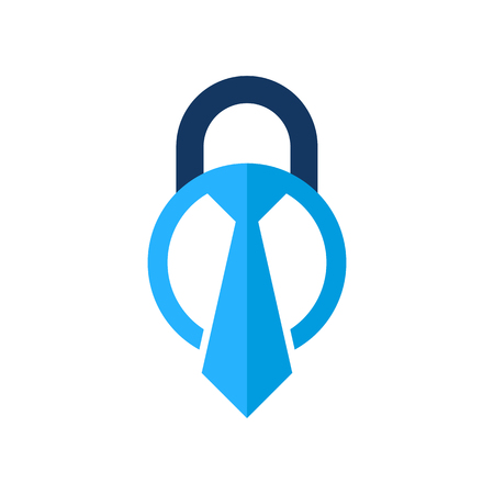 Job Lock Logo Icon Designのイラスト素材