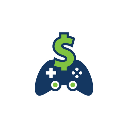 Game Money Logo Icon Designのイラスト素材