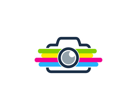 Camera Paint Logo Icon Designのイラスト素材