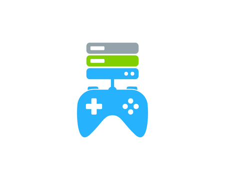 Game Server Logo Icon Designのイラスト素材