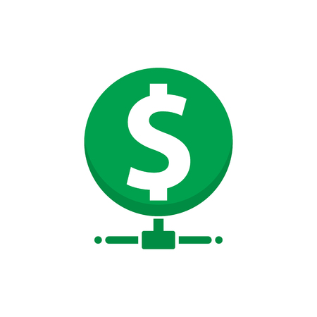 Money Server Logo Icon Designのイラスト素材