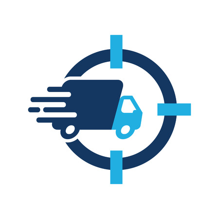 Delivery Target Logo Icon Designのイラスト素材