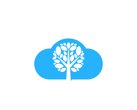 Sky Tree Logo Icon Designのイラスト素材