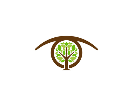 Vision Tree Logo Icon Designのイラスト素材