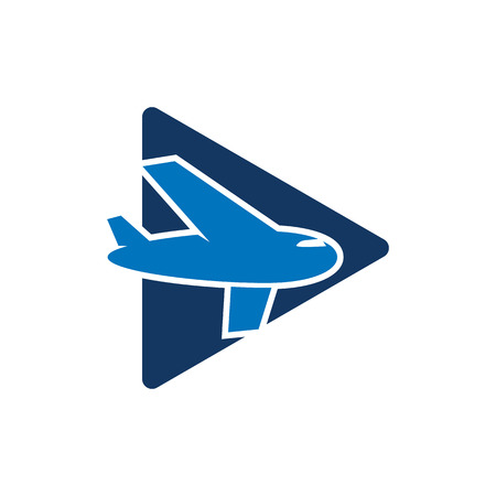 Travel Video Logo Icon Designのイラスト素材