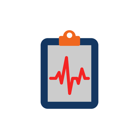 Document Medical Icon Design isolated on whiteのイラスト素材