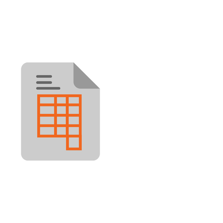 Document Statistic Icon Designのイラスト素材