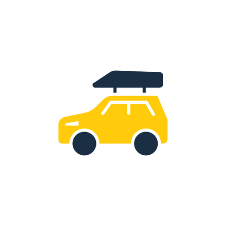 Car Travel Icon Designのイラスト素材