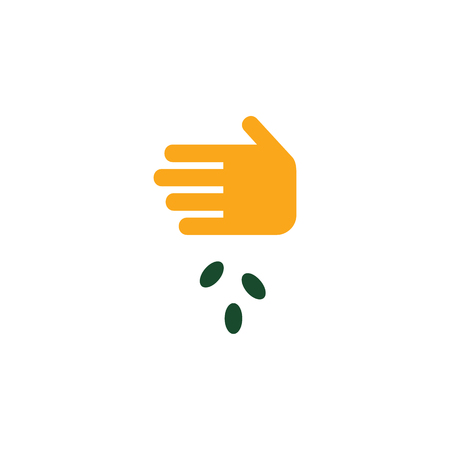 Seed Gardening  Icon Designのイラスト素材
