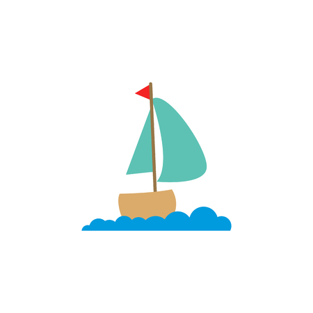 Boat Travel And Transportation Icon Designのイラスト素材