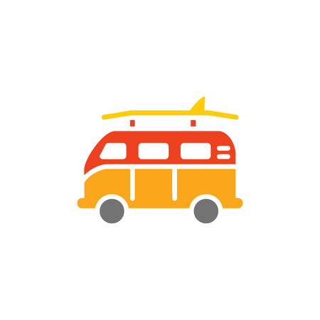 Travel Summer Icon Designのイラスト素材