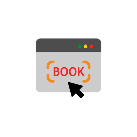 Booking Travel And Transportation Icon Designのイラスト素材