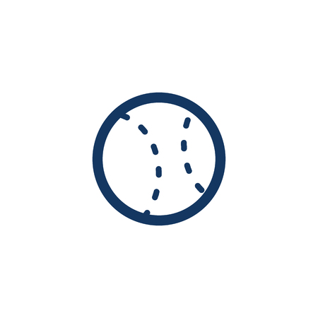 Baseball Logo Icon Designのイラスト素材