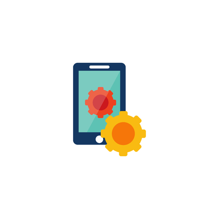 Mobile Advertising Logo Icon Designのイラスト素材