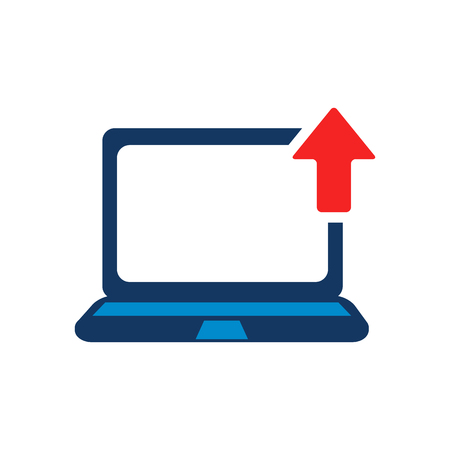 Upload Device Logo Icon Designのイラスト素材