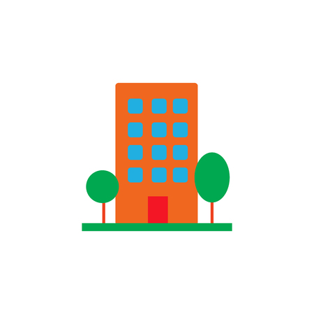 Building Home Sale Logo Icon Designのイラスト素材