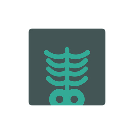 Bone Human Organ Logo Icon Designのイラスト素材