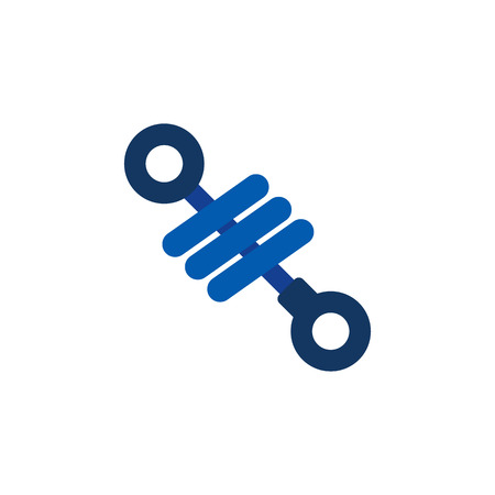 Shockbreaker Sparepart And Car Logo Icon Designのイラスト素材