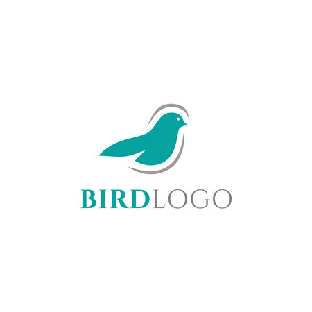 Bird logo design vector templateのイラスト素材