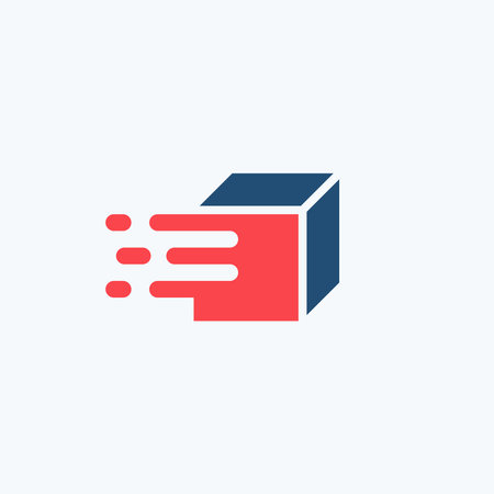 Delivery Logistics logo design vector template