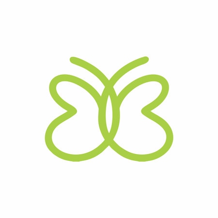 butterfly iconの写真素材